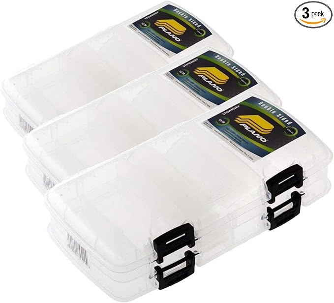 Plano 3450-23 Double-Sided Tackle Box, Premium Tackle Storage (Pack of 3)