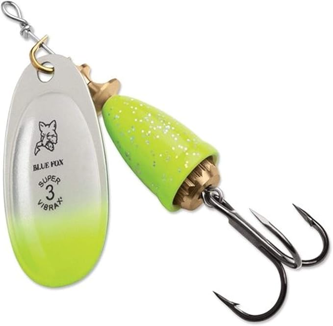 BLUE FOX Classic Vibrax, Inline Spinner Lure for Trout Bass Walleye and Salmon Premium Fishing Spinner