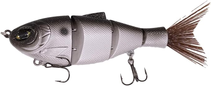 Duckett Fishing BD Shad Hard Swimbait, Realistic Baitfish Imitation for Targeting Bass with Lifelike Action