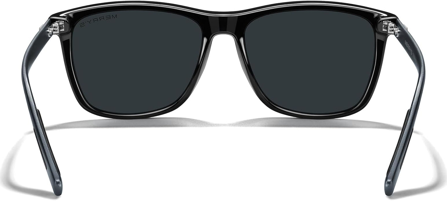 MERRY'S Unisex Polarized Aluminum Sunglasses Vintage Sun Glasses For Men/Women S8286