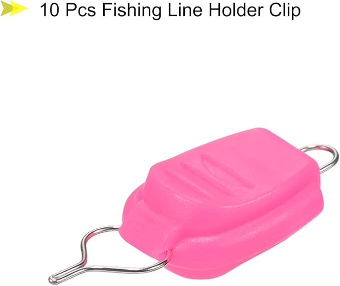 PATIKIL Fishing Line Holders, Baitcasting Reel Fishing Line Holder Clip Buckle Stopper Line Keeper Accessories