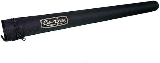 Clear Creek Fly Fishing Rod Tube - 9' - Easy to Carry Complete Protection Storage Case - Interior Divided Organizer and Works with Fresh + Saltwater Rods and Top Brand Name Fishing Rods