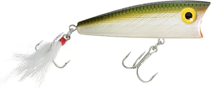Rebel Lures Pop-R Topwater Popper Fishing Lure