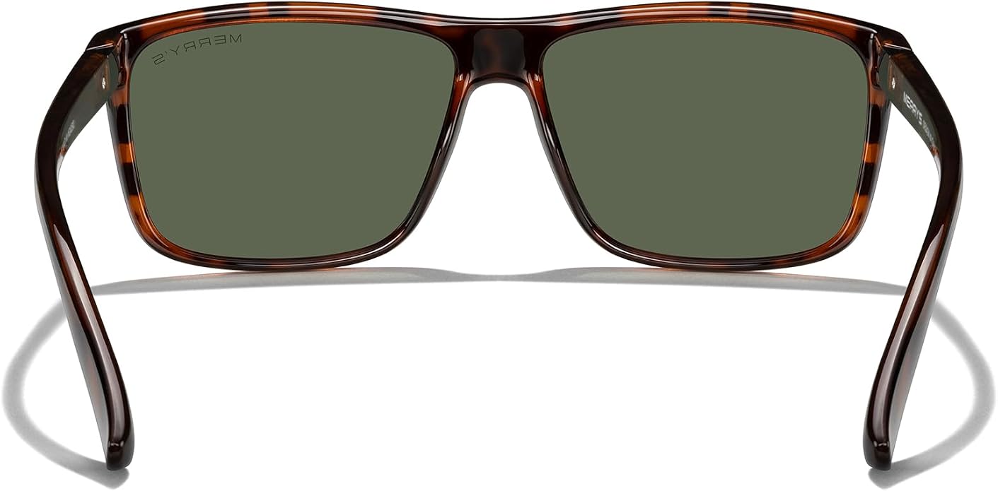 MERRY'S Rectangular Polarized Sports Sunglasses for Men Women Cycling Driving Fishing UV400 Protection S8225