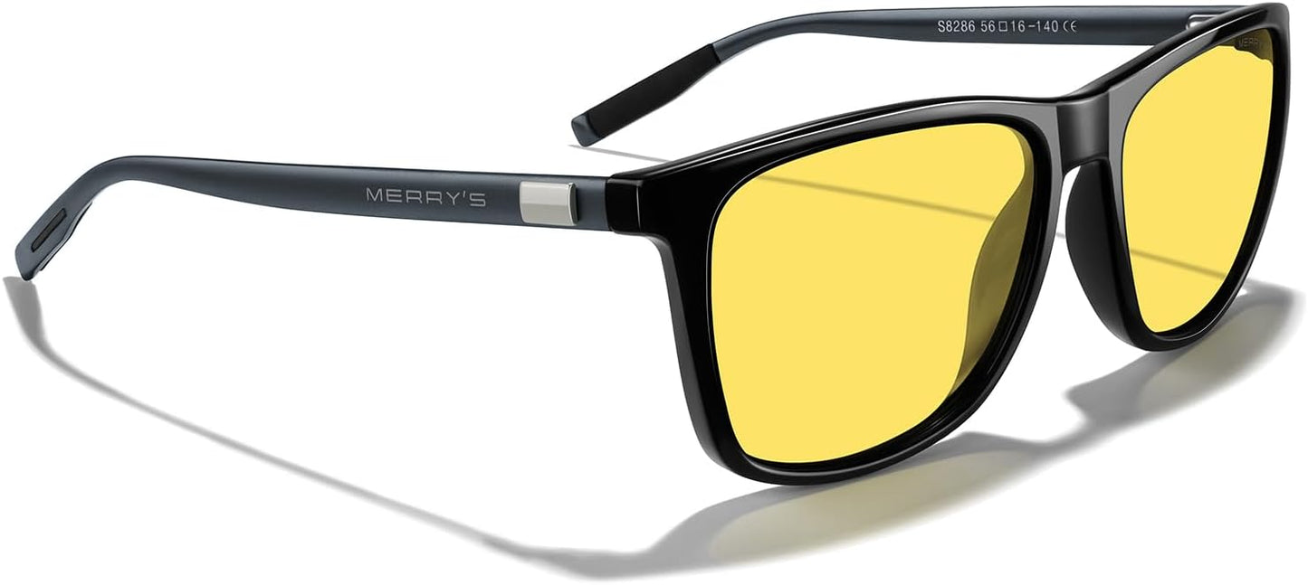 MERRY'S Unisex Polarized Aluminum Sunglasses Vintage Sun Glasses For Men/Women S8286