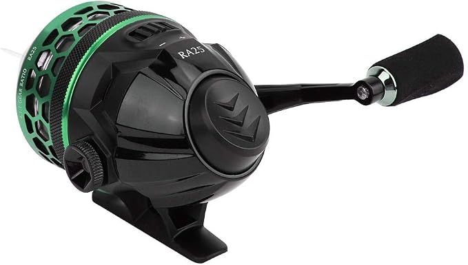 Alomejor spincast Reel,4.1:1 Speed Ratio for Retrieval,Closed face Fishing Reel,ABS and Metal Construction for Durability and Lightweight,for Beginners and Casual Anglers in Freshwater Lakes