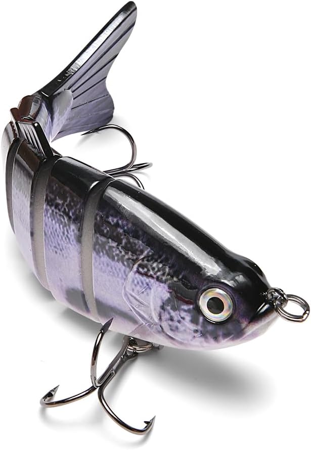 Large Multi Jointed Fishing Lures Bait,Big Giant Fishing Bass Lures,Crankbaits Swimbaits with Treble Hook