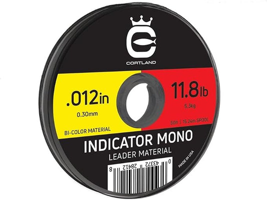 Cortland Indicator Mono Leader Material Fly Fishing