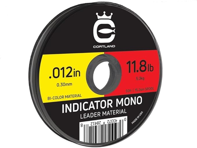 Cortland Indicator Mono Leader Material Fly Fishing
