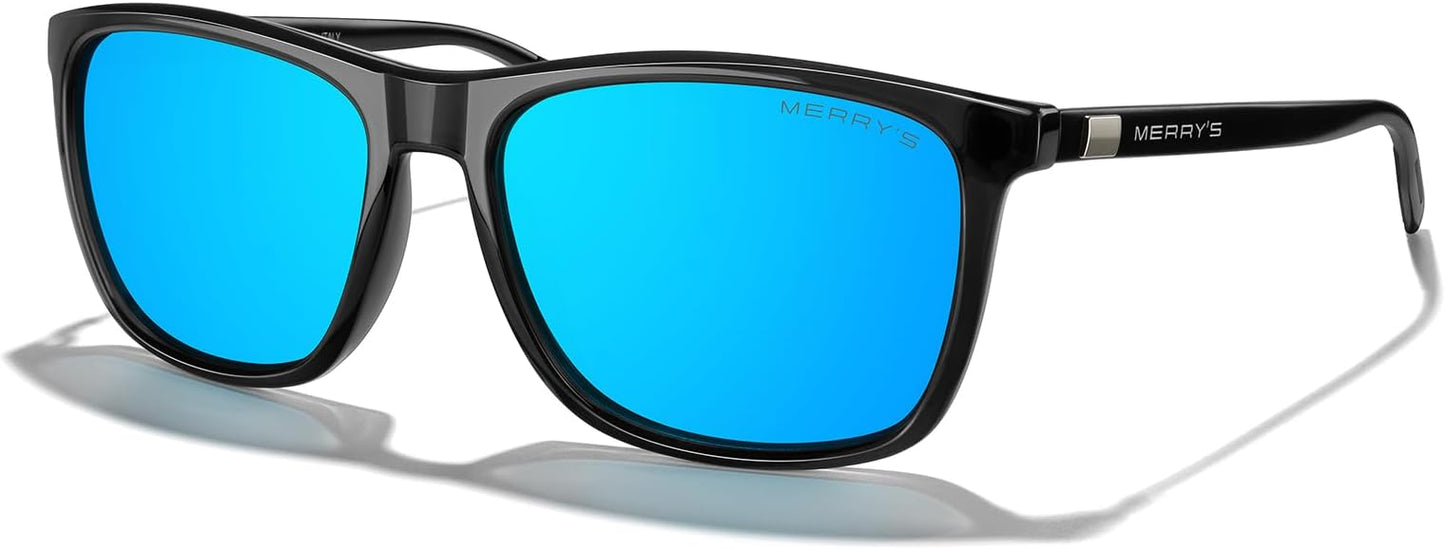 MERRY'S Unisex Polarized Aluminum Sunglasses Vintage Sun Glasses For Men/Women S8286