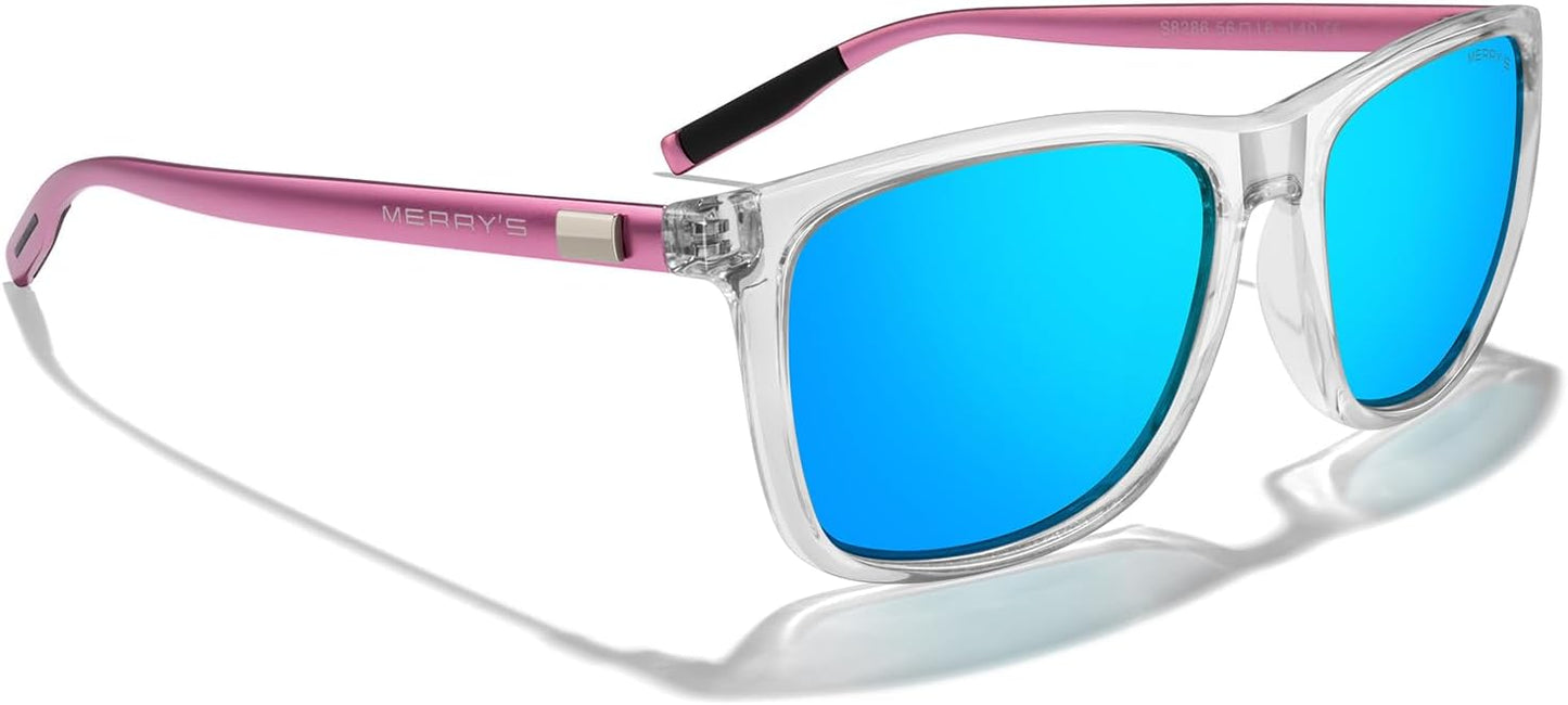 MERRY'S Unisex Polarized Aluminum Sunglasses Vintage Sun Glasses For Men/Women S8286