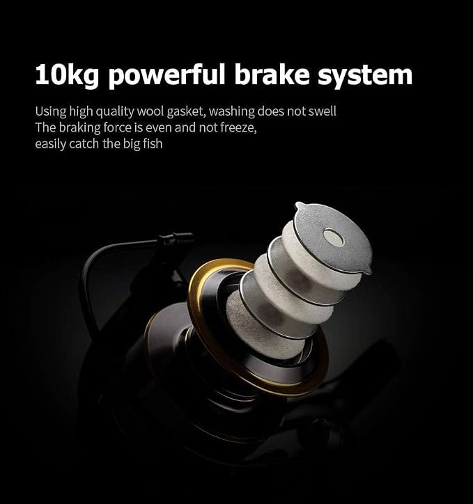Persei Spinning Fishing Reel - 22LBs Max Drag, 5.2:1 Gear Ratio - Lightweight Ultra Smooth Powerful Saltwater or Freshwater Spinning Fishing Reel, 500 2000 3000 5000 7000 Series
