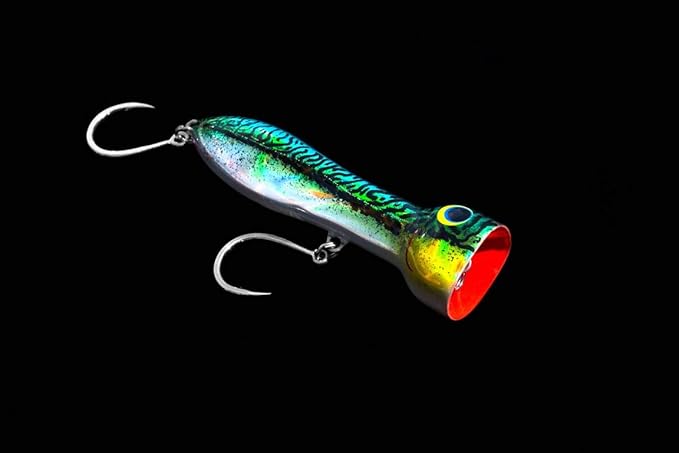 Nomad Design Chug Norris Topwater Popper Lure Collection – Floating Offshore Saltwater Surface Fishing Plug - Durable HD Body for Big Game - Realistic Splash & Erratic Action