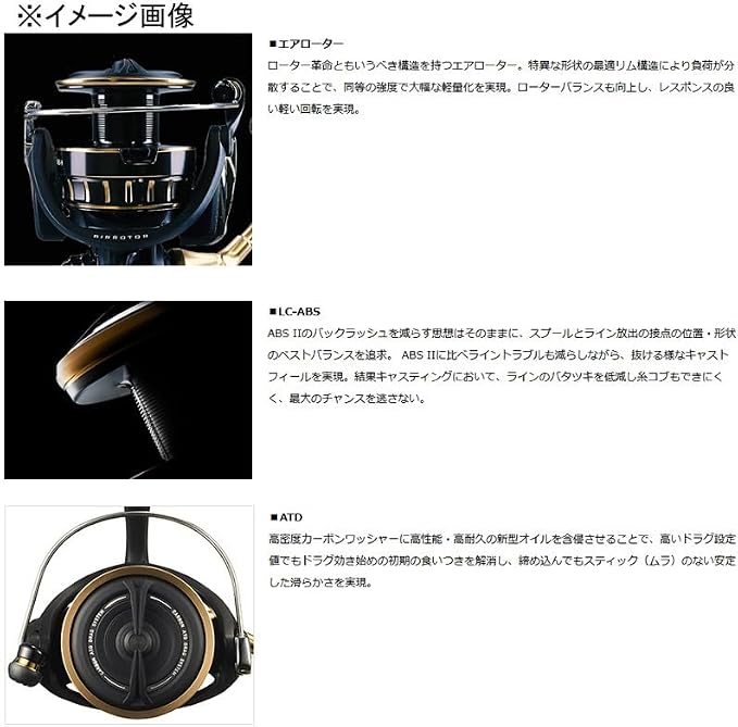 DAIWA Spinning Reel 23BG SW 4000-18000 Various (2023 Model)