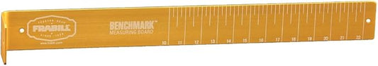 Frabill 1551 Benchmark Measuring Board, 2.5-Inches Wide by 22-Inches Long, Gold-Anodized Aluminum Finish
