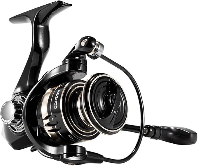 MG Spinning Reel for Saltwater 5.2:1 Gear Ratio Spinning Reel 2000/3000/4000/5000/6000/7000 Lightweight Carrete de Pesca Stainless Steel Ball Bearings Up to 17.6 Lbs Drag Nylon Aluminum