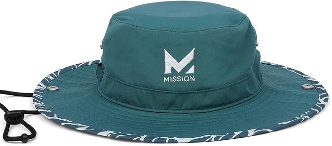 MISSION Cooling Bucket Hat - Unisex Wide-Brim Hat for Men & Women - Lightweight, Foldable & Durable - Cools Up to 2 Hours