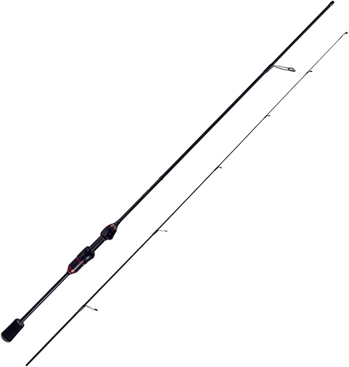 Eupheng Echolite Ultralight Spinning Rod and Reel Combo, IM8 Graphite Fast Action Trout Bass Gear, Portable Travel Setup with 5.2:1 9+1 BB CNC Aluminum Spool