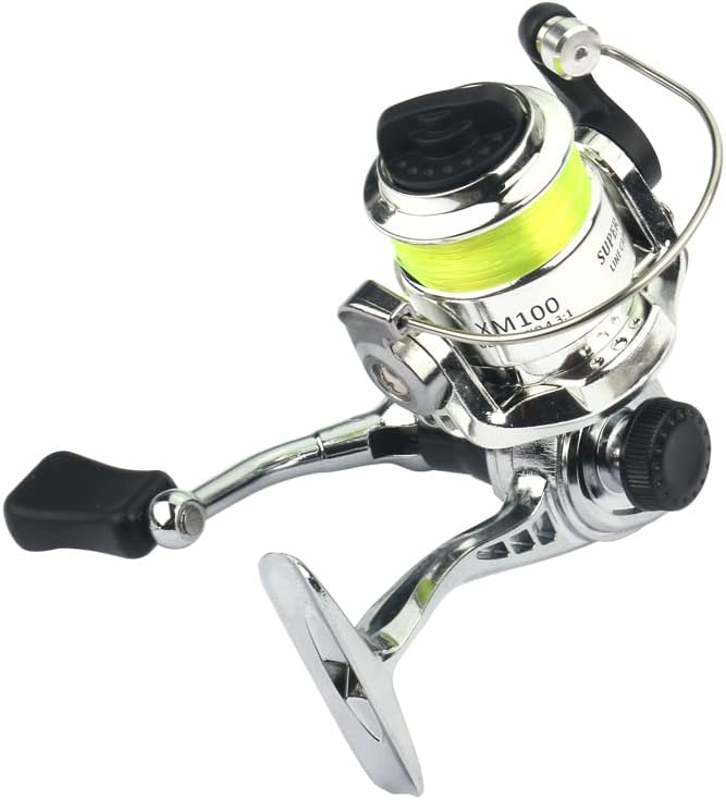 Lixada Fishing Rod Reel Combo Mini Pen Fishing Pole Kit Telescopic Fishing Rod Spinning Reel Combo Kit