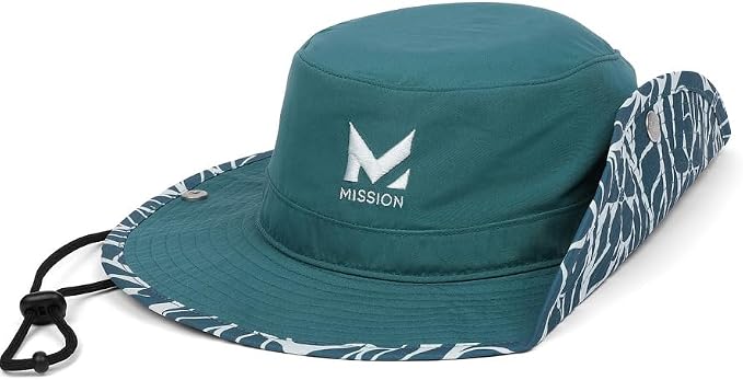 MISSION Cooling Bucket Hat - Unisex Wide-Brim Hat for Men & Women - Lightweight, Foldable & Durable - Cools Up to 2 Hours