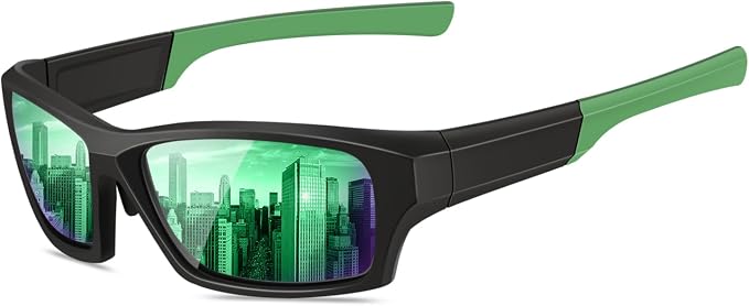 Polarized Sports Sunglasses for Men Women,Driving Fishing Cycling Mountain Bike Sunglasses UV400 Protection