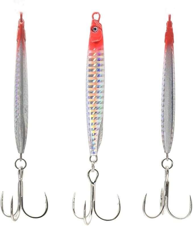 Saltwater Fishing Lures Fishing Jigs Fishing Spoons for Striped bass, Pompano, Spanish Mackerel ，Bluefish