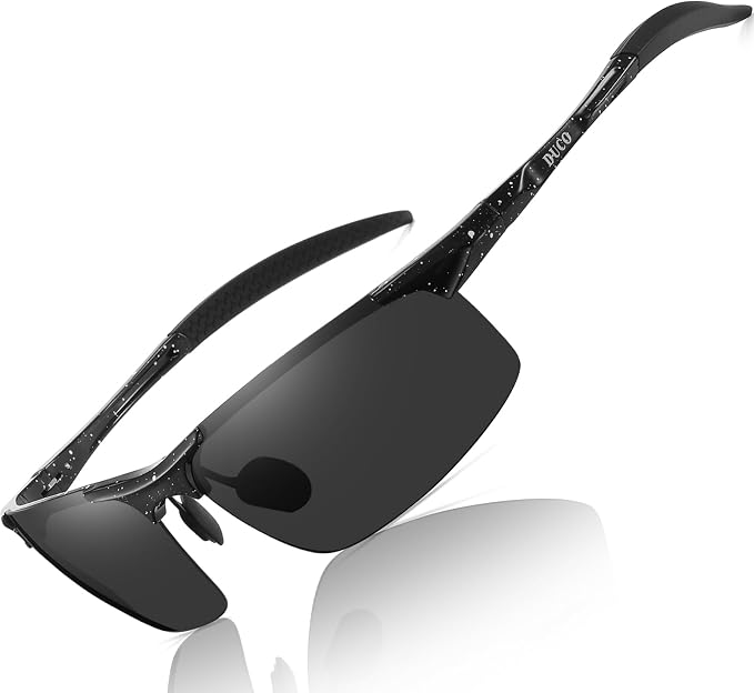 DUCO Mens Sports Polarized Sunglasses UV Protection Sunglasses for Men 8177s