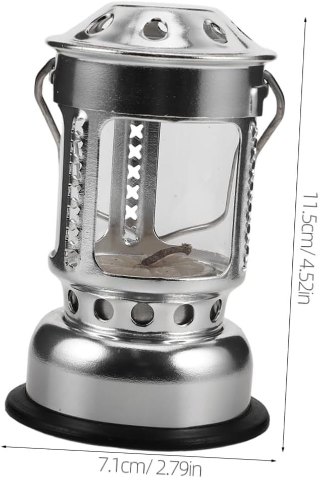 Camping Lamp Retro Outdoor Candle Stand Lightweight and Sturdy Lantern for Night Fishing