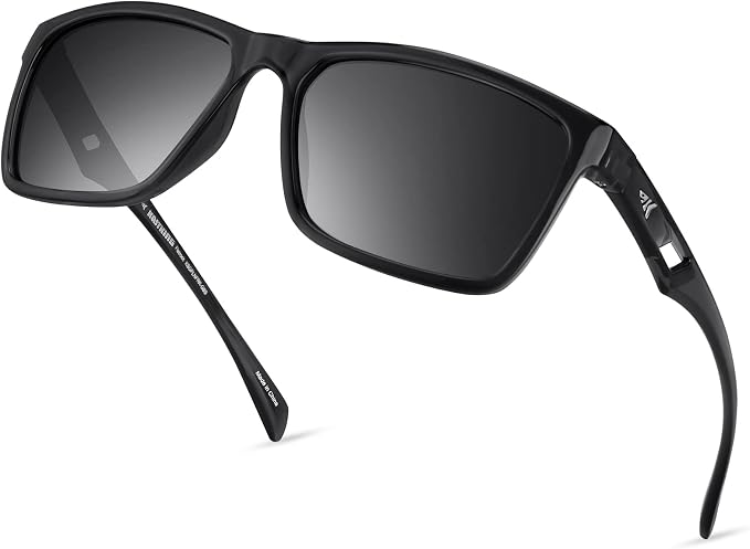 KastKing FlatRock Polarized Sport Sunglasses for Men and Women, Ideal for Driving Fishing Cycling Running, UV Protection