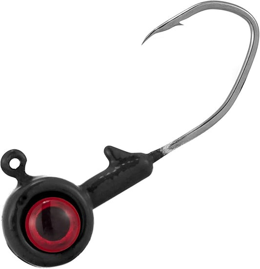 Dr.Fish Crappie Jig 3D Eyes Fishing Jig Head Freshwater Crappie Trout Panfish Hook Bass Fishing Lure 1/32oz 1/16oz 1/8oz