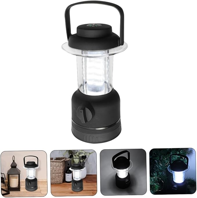 Happyyami 5W LED Camping Lantern Rechargeable Night Light for Camping Fishing Emergency Use Lightweight and Portable with Hook Up to Hours of Use