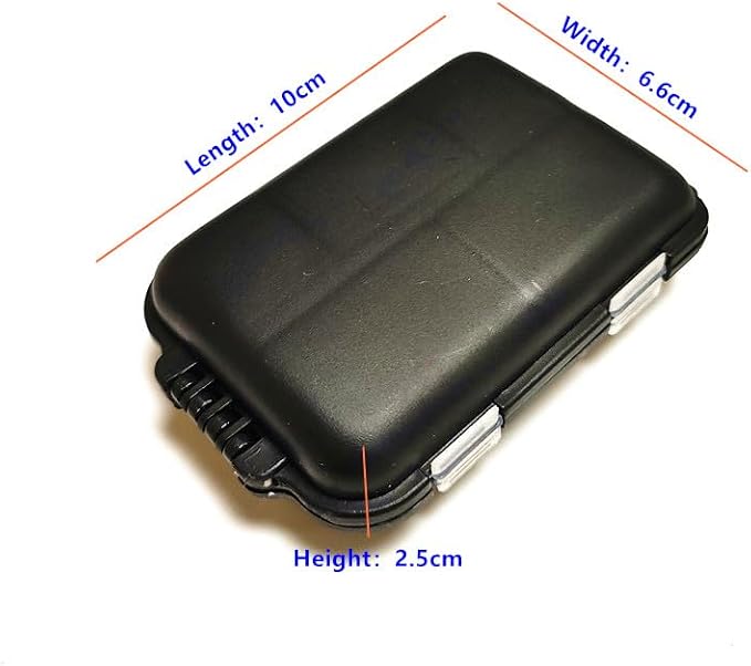 KALAVARMA Waterproof Fishing Lure Box Spoon Hooks Baits Storage Tackle Box Containers for Casting Fishing Fly Fishing