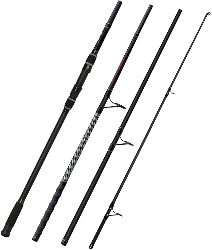 Fiblink Surf Fishing Rod 2 Piece/3 Piece Portable Travel Spinning Rod Saltwater Surf Rod (9'/10'/10'6"/12')