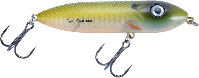 Heddon Super Spook Boyo 3" Topwater Fishing Lure, 3/8 Ounce
