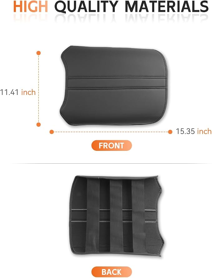 CDEFG for 2025 2026 Nissan Armada Center Console Cover Armrest Box Cover for Armada (SV, SL, Platinum, Pro-4X, Platinum Reserve) Accessories Console Arm Rest Protector