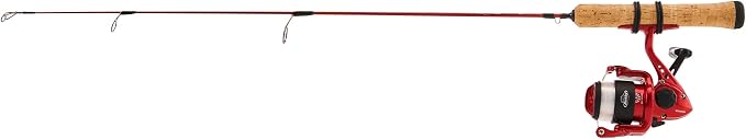 Berkley Cherrywood HD Ice Spinning Reel and Fishing Rod Combo