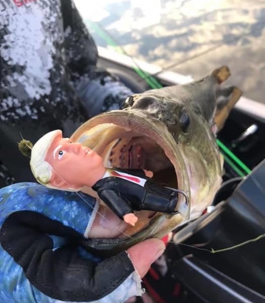 Trump Topwater Fishing Lure, Novelty Bass Lure with Treble Hooks, Floating Hard Bait for Freshwater and Saltwater Fishing, Collectible Fishing Gift
