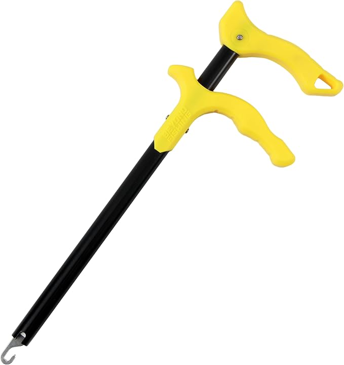 Beyond Fishing Hook Remover Tool - 10.5 Inch Long-Reach Fish Dehooker with T-Handle Grip, Corrosion-Resistant Hook Remover for Freshwater & Saltwater Fishing
