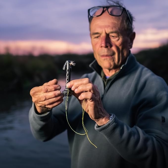Magnetic Fly Threader Rigging Tool - Fly Fishing Hook Knot Tying Tools - Magnetic Fly Tippet Threader