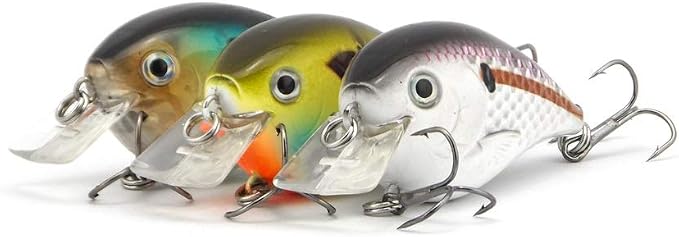 Crankbait for Bass Fishing inches Shallow Diving Crank Bait Square Bill Cranking Fishing Lures
