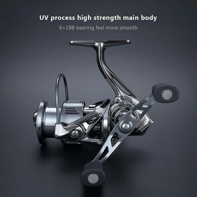 Fishing Lure YINYU Spinning Reel SPIKER Screw-in Type Carbon Double Handle Casting Farther Fishing reels