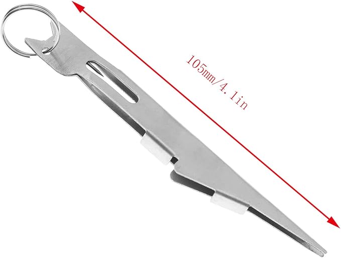 ZYAMY Tie Quick Knot 10cm Fishing Knot Tying Tool Quick Tie Fishing Knot Tool, Fly Fishing Angler Accessories for Hooks, Lures and Lines