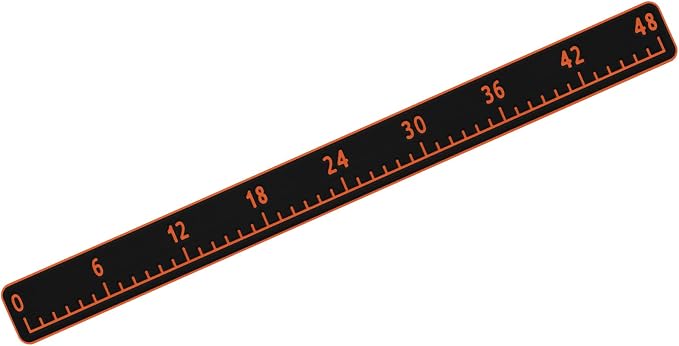 HZshark Premium EVA Foam Fish Ruler，Fish Measuring Board with Self-Adhesive Backing,Fishing Tape Measure for Boats Sailboats Yachts Kayaks