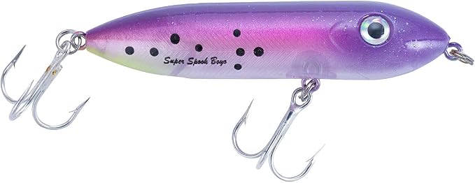 Heddon Super Spook Boyo 3" Topwater Fishing Lure, 3/8 Ounce