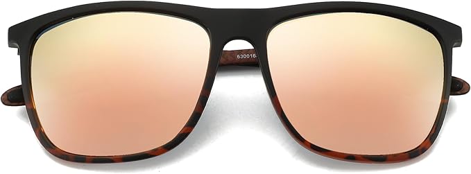 ZENOTTIC Square Polarized Sunglasses for Men Ultralight Carbon Fiber Sun Glasses Driving Fishing Golf Sports UV400 Protection