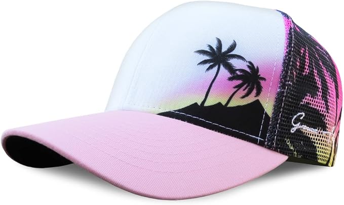 Grace Folly Beach Trucker Hats for Women- Snapback Baseball Cap for Summer