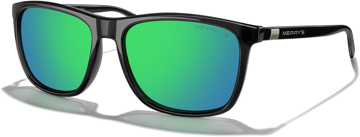 MERRY'S Unisex Polarized Aluminum Sunglasses Vintage Sun Glasses For Men/Women S8286