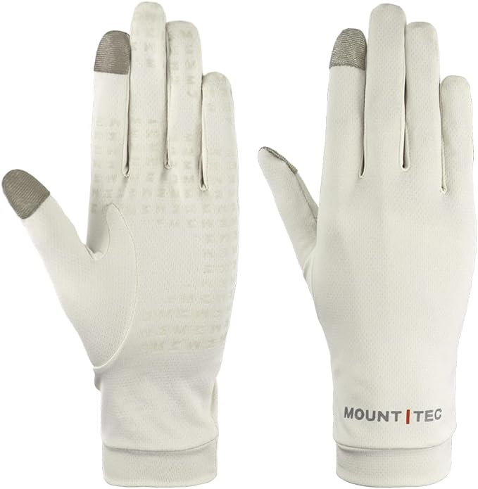 UV Protection Gloves Men's Women's Finger Tip Touchscreen Gloves UPF 50+ Sun Protective Glove for Cycling Fishing Running Hiking Boating Garden Safari Outdoor Activitie