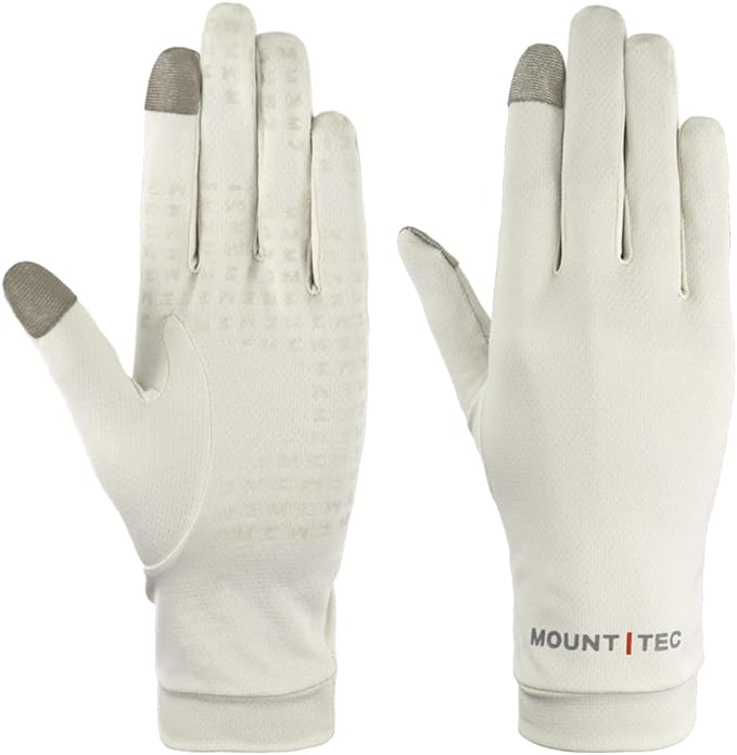 UV Protection Gloves Men's Women's Finger Tip Touchscreen Gloves UPF 50+ Sun Protective Glove for Cycling Fishing Running Hiking Boating Garden Safari Outdoor Activitie