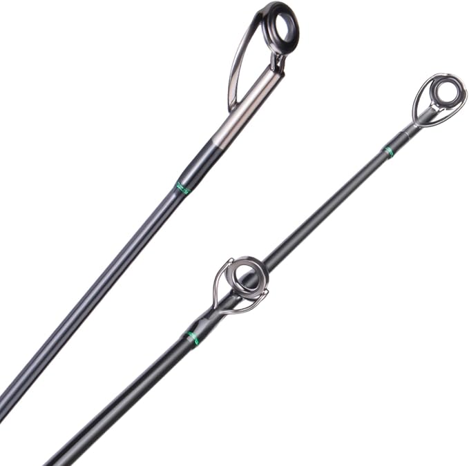 Sougayilang Travel Inshore & Surf Rod – Spinning & Casting Rods, 2-Piece Medium Heavy, High Density Graphite Blank, Zirconia Guides, Aluminum Reel Seat – Corrosion-Resistant for Catfish,Bass, Redfish